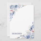 カスタマイズ結婚式招待状 シーズンカード (裏面)