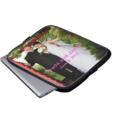 カスタマイズ結婚式 ラップトップスリーブ (正面下部)