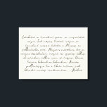 カスタマイズ結婚引用文 キャンバスプリント<br><div class="desc">この美しいストレッチされたキャンバスの壁アートにあなたの引用文を追加。パーソナライズされた何年も大切にする思いやりのあるギフト来.</div>