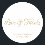 カスタマイズ結婚文字メッセージカード ラウンドシール<br><div class="desc">カスタマイズ結婚文字名のギフトメッセージカードのステッカー感謝してい</div>