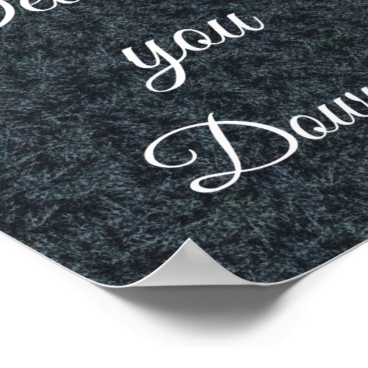 カスタマイズ結婚方向標識 ポスター (角)