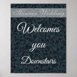 カスタマイズ結婚方向標識 ポスター