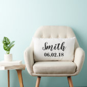 カスタマイズ結婚日ベッドルームピロー ランバークッション (椅子)