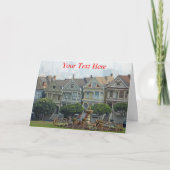 カスタマイズ絵を描可能なレディース、サンフランシスコ カード (正面)