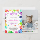 カスタマイズ絵を描可能な招待状 招待状 (正面)