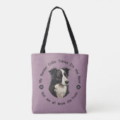 カスタマイズ縁ど可能な自分の考えコライ私はボス トートバッグ (裏面)