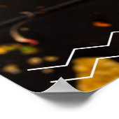 カスタマイズ美味しいホットドッグズレストランスモールドア ポスター (角)