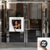 カスタマイズ美容師の適用中 ウィンドウサイン (オフィスドア)