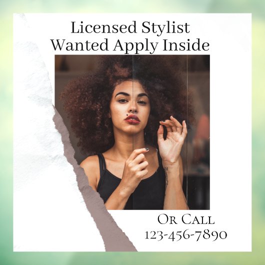 カスタマイズ美容師の適用中 ウィンドウサイン (シート3)