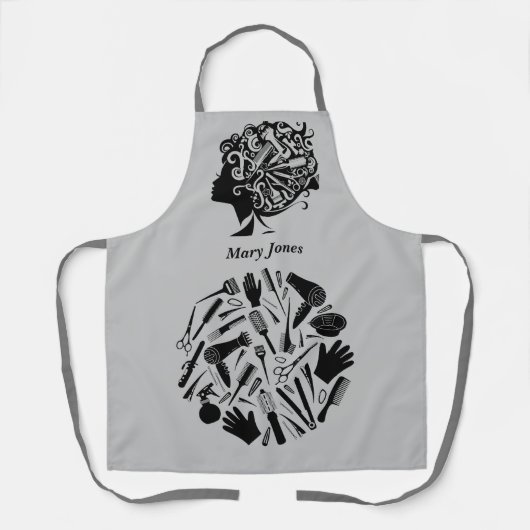 カスタマイズ美容師 エプロン (正面)