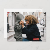 カスタマイズ考え写真テンプレート ポストカード (正面/裏面)