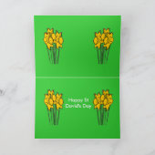 カスタマイズ聖者のデイヴィッドの日のテンプレート- カード (内部)