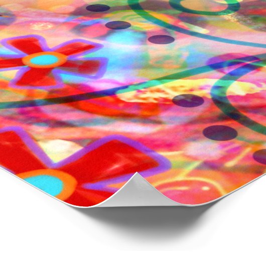 カスタマイズ自分のかわいらし感性 ポスター (角)