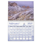 カスタマイズ自然な驚異2008年- カレンダー (2月 2027)