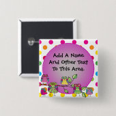 カスタマイズ自然のフクロウボタン 缶バッジ (正面&裏面)