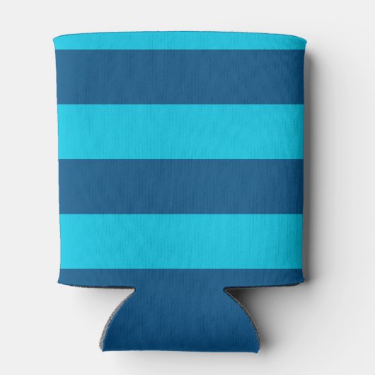 カスタマイズ航海の船の名前いかりネイビーブルー 缶クーラー (裏面)