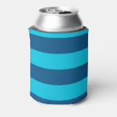 カスタマイズ航海の船の名前いかりネイビーブルー 缶クーラー (缶裏面)