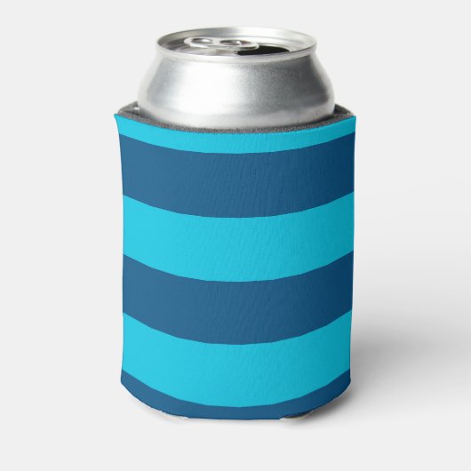 カスタマイズ航海の船の名前いかりネイビーブルー 缶クーラー (缶裏面)