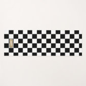 カスタマイズ色とパーソナライズ市松模様に ヨガマット (正面(横))