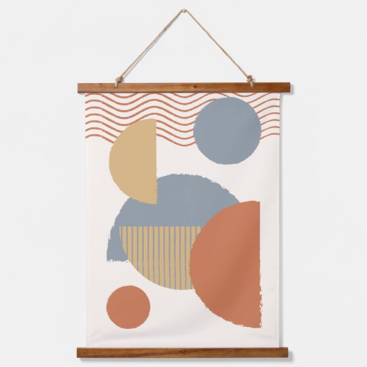 カスタマイズ色のモダン抽象芸術 吊り下げ型タペストリー (正面2)