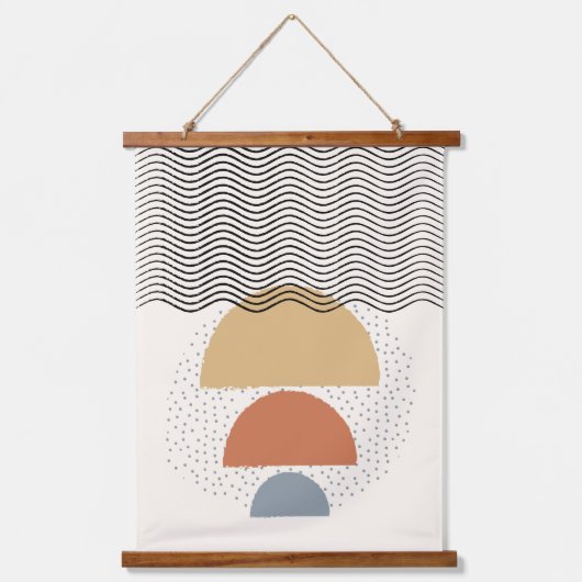 カスタマイズ色のモダン抽象芸術 吊り下げ型タペストリー (正面3)