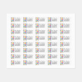 カスタマイズ色数々の円ラベル ラベル (シート)