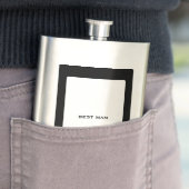 カスタマイズ花婿介添人 フラスク (インサイチュ)