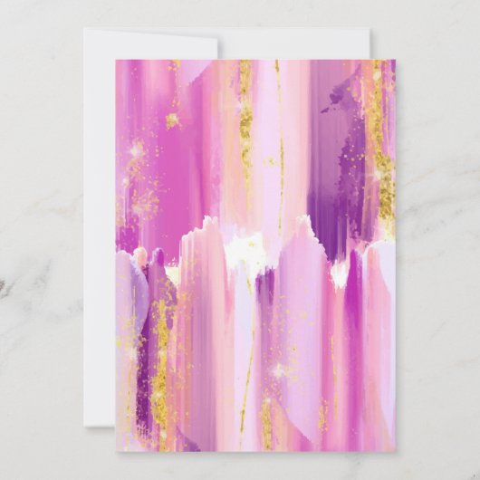 カスタマイズ芸術的可能なパーティの招待状子供へ 招待状 (裏面)