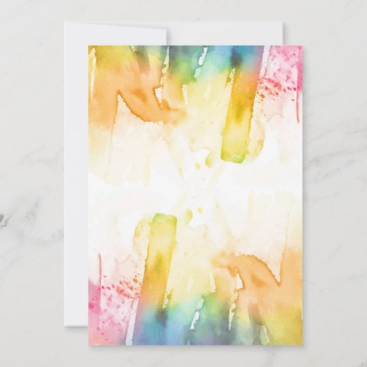 カスタマイズ芸術的可能なパーティの招待状子供へ 招待状 (裏面)