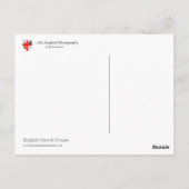 カスタマイズ英国教会場面-カスタマイズ- ポストカード (裏面)