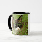 カスタマイズ草のケーキ- マグカップ (正面左)