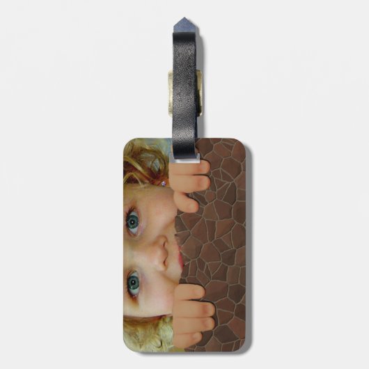 カスタマイズ荷物のラベルはあなたの写真及び名前を加えます!! ラゲッジタグ (裏面縦)