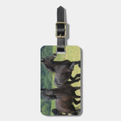 カスタマイズ荷物のラベル- ラゲッジタグ (正面縦)