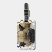 カスタマイズ荷物のラベル- ラゲッジタグ (正面縦)