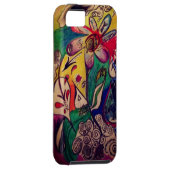 カスタマイズ落書きの狂気のiPhone 5カバー- Case-Mate iPhoneケース (裏面/右)