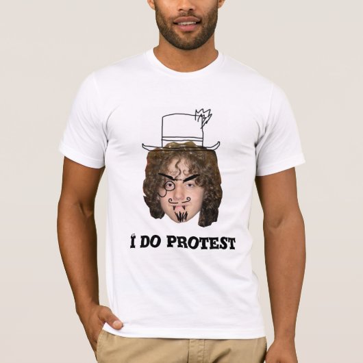 カスタマイズ落書き抗議- Tシャツ (正面)