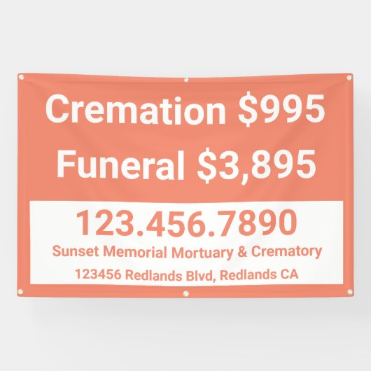 カスタマイズ葬式 横断幕 (横)