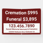 カスタマイズ葬式 横断幕 (横)