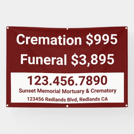 カスタマイズ葬式 横断幕 (横)