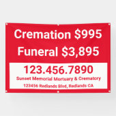 カスタマイズ葬式 横断幕 (横)