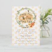 カスタマイズ蜂花誕生日 招待状 (スタンド正面)