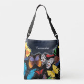 カスタマイズ蝶世界 クロスボディバッグ (裏面)