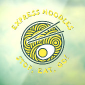 カスタマイズ表現ラーメンラーメン店大 ウィンドウサイン (シート3)