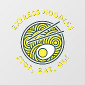 カスタマイズ表現ラーメンラーメン店大 ウィンドウサイン (シート)