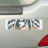 カスタマイズ製アフリ伝統的カ バンパーステッカー (車上)