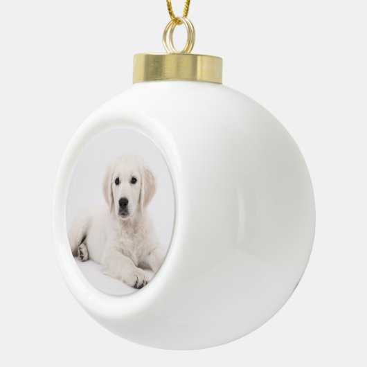 カスタマイズ記念撮影 セラミックボールオーナメント (右)