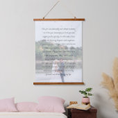 カスタマイズ記念結婚の誓い 吊り下げ型タペストリー (寝室)