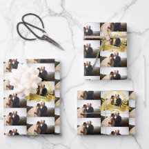 カスタマイズ記念結婚金ゴールド写真