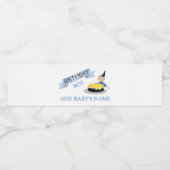 カスタマイズ誕生日ボーイベビー ペットボトルラベル (シングルラベル)