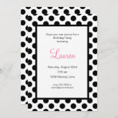 カスタマイズ誕生日招待状 招待状 (正面/裏面)